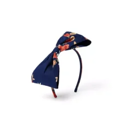 Janie and Jack Hair-Floral Bow Headband merchant marine floral
