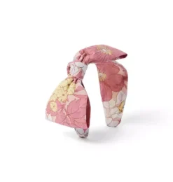Janie and Jack Swim Outfits|Hair-Floral Bow Headband cocoa pink floral