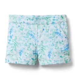 Janie and Jack Skirts & Shorts|Matching Sets-Floral Canvas Short white floral
