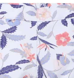 Janie and Jack Skirts & Shorts-Floral Canvas Short white floral