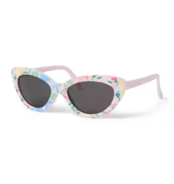Janie and Jack Sunglasses|Accessories-Floral Cat Eye Sunglasses pale pink floral