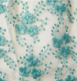 Janie and Jack Dresses-Floral Fête Dress light teal floral