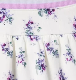 Janie and Jack Skirts & Shorts-Floral Fleece Skirt white floral
