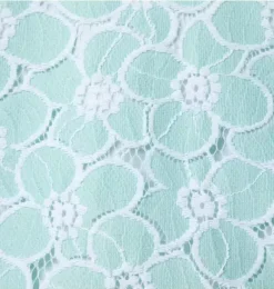 Janie and Jack Dresses-Floral Lace Collared Dress soft turquoise floral