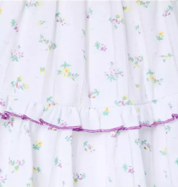 Janie and Jack Dresses-Floral Ruffle Dress white floral
