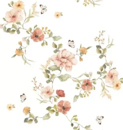 Janie and Jack Wallpaper-Floral Vintage Wallpaper multi