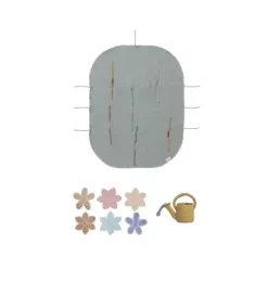 Janie and Jack Development Toys-Flower Garden Toy Set grey