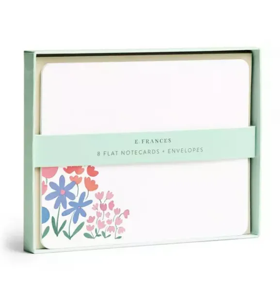 Janie and Jack Desk Accessories|Stationery-Flower Patch Flat Notes multi