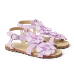 Janie and Jack Shoes-Flower Sandal blooming orchid