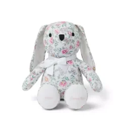 Janie and Jack Shoes & Accessories|Shoes & Accessories-Flowers The Bunny Plush white floral