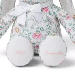 Janie and Jack Shoes & Accessories|Shoes & Accessories-Flowers The Bunny Plush white floral