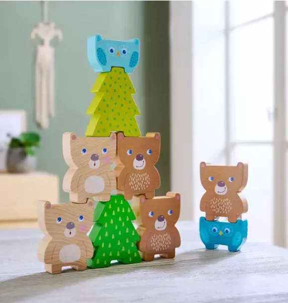 Janie and Jack Development Toys-Forest Friends Stacking Toy multi-color