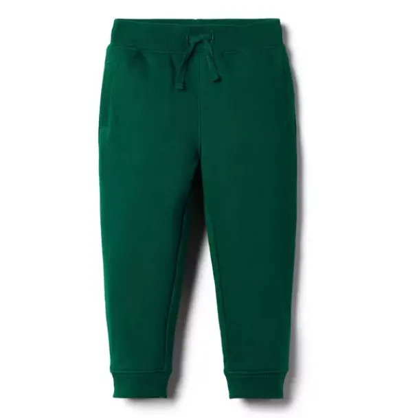 Janie and Jack Pants-French Terry Jogger enchanted forest