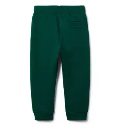 Janie and Jack Pants-French Terry Jogger enchanted forest