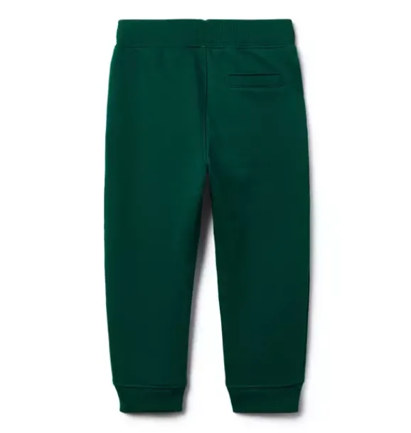 Janie and Jack Pants-French Terry Jogger enchanted forest