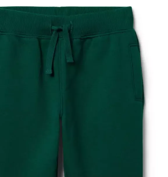 Janie and Jack Pants-French Terry Jogger enchanted forest