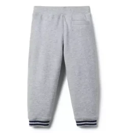 Janie and Jack Pants|Matching Sets-French Terry Jogger classic grey heather