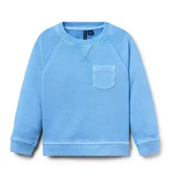 Janie and Jack Sweaters & Sweatshirts-French Terry Sweatshirt soft blue