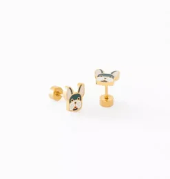 Janie and Jack Jewelry|Kids Accessories-Frenchie Stud Earring multi