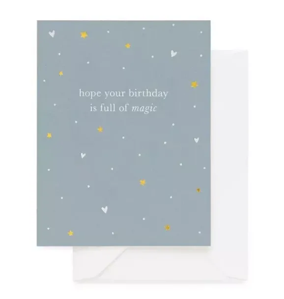 Janie and Jack Stationery-Full of Magic Greeting Card multi