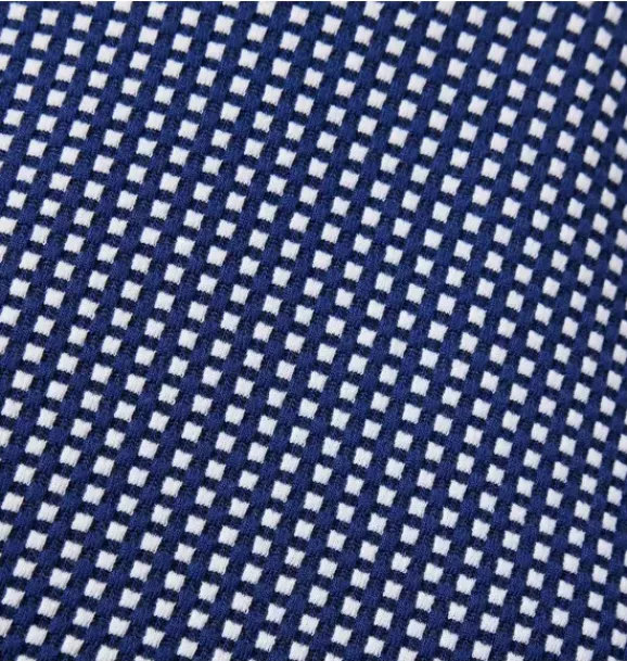 Janie and Jack Dresses-Gingham Jacquard Tiered Dress deep sapphire gingham