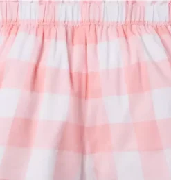 Janie and Jack Skirts & Shorts|Matching Sets-Gingham Ruffle Pocket Short dainty pink gingham