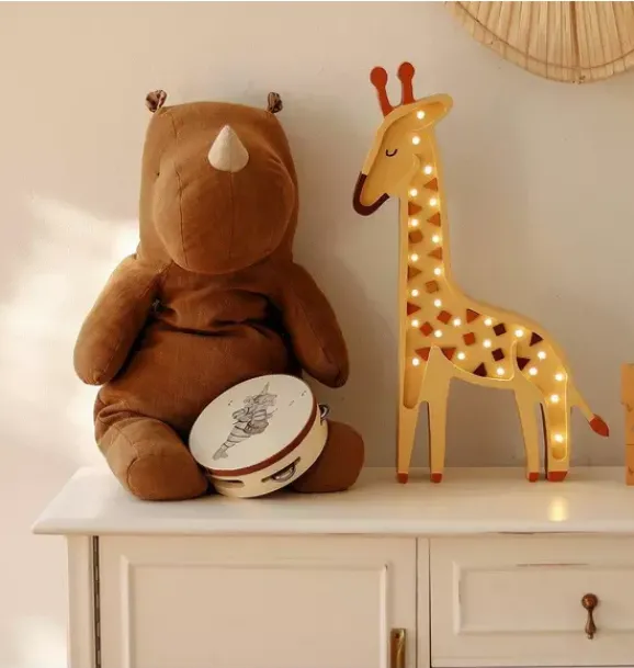 Janie and Jack Lighting-Giraffe Lamp african yellow