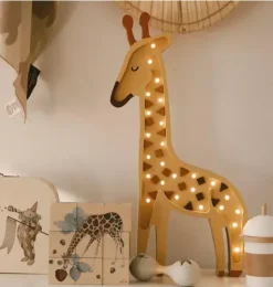 Janie and Jack Lighting-Giraffe Lamp savannah beige