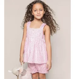 Janie and Jack Kids Pajamas|Petite Plume-Girls Charlotte Short Set in sweethearts