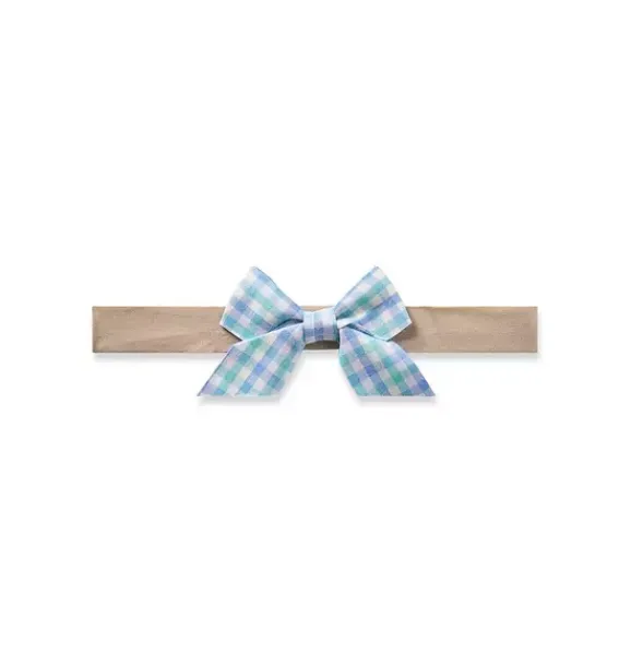 Janie and Jack Baby Accessories|Petite Plume-Girl's Hair Bows in spring gingham