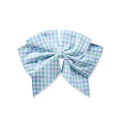 Janie and Jack Kids Accessories|Petite Plume-Girl's Hair Bows in spring gingham