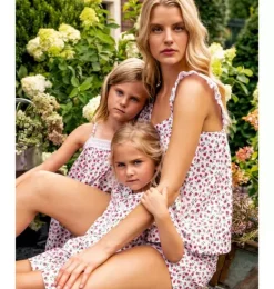 Janie and Jack Kids Pajamas|Petite Plume-Girls Lily Nightgown in petite petals