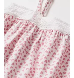 Janie and Jack Kids Pajamas|Petite Plume-Girls Lily Nightgown in sweethearts