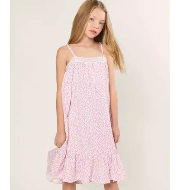 Janie and Jack Kids Pajamas|Petite Plume-Girls Lily Nightgown in sweethearts