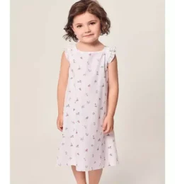 Janie and Jack Kids Pajamas|Petite Plume-Girl's Twill Amelie Nightgown in coastal charms