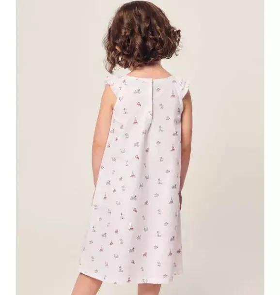 Janie and Jack Kids Pajamas|Petite Plume-Girl's Twill Amelie Nightgown in coastal charms