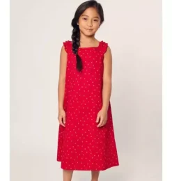 Janie and Jack Kids Pajamas|Petite Plume-Girl's Twill Amelie Nightgown in anchors away