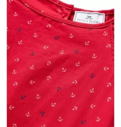 Janie and Jack Kids Pajamas|Petite Plume-Girl's Twill Amelie Nightgown in anchors away