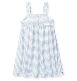 Janie and Jack Kids Pajamas|Petite Plume-Girl's Twill Charlotte Nightgown in la mer