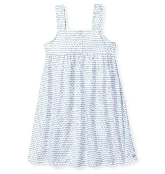 Janie and Jack Kids Pajamas|Petite Plume-Girl's Twill Charlotte Nightgown in la mer