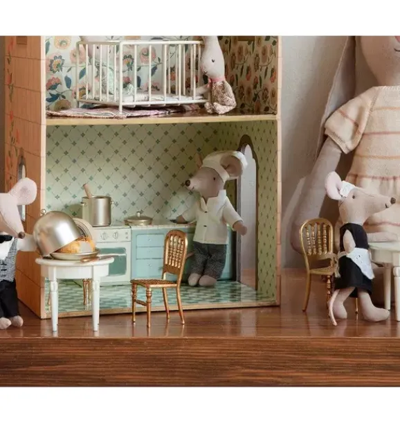 Janie and Jack Dolls-Chair, Mouse gold
