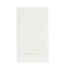 Janie and Jack Party Supplies|Desk Accessories-Gold Dot Tissue Paper multi