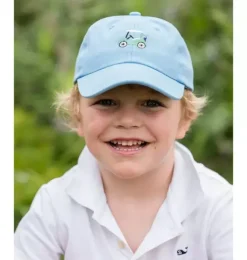 Janie and Jack Kids Accessories-Golf Cart Baseball Hat blue