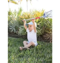 Janie and Jack Kids Accessories-Golf Cart Baseball Hat blue