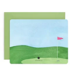 Janie and Jack Stationery|Desk Accessories-Golf Tee Flat Notes multi