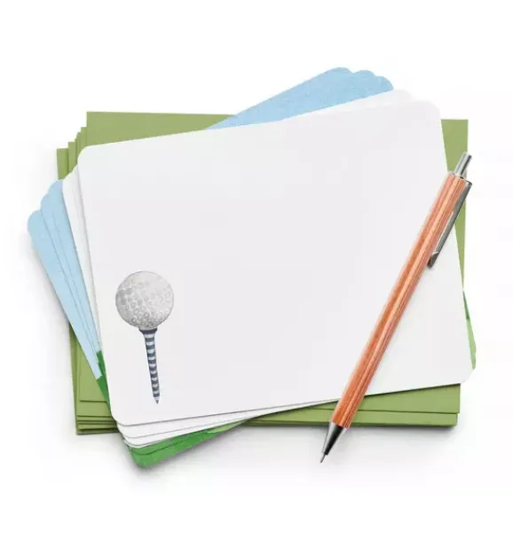 Janie and Jack Stationery|Desk Accessories-Golf Tee Flat Notes multi