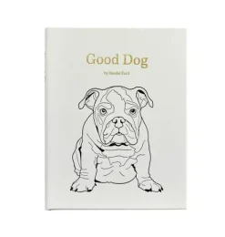 Janie and Jack Books-GOOD DOG  LEATHER EDITION ivory