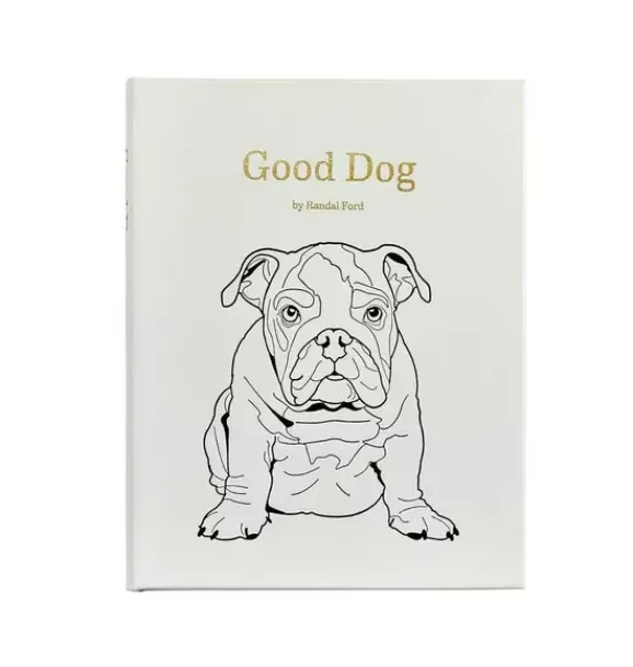 Janie and Jack Books-GOOD DOG LEATHER EDITION ivory