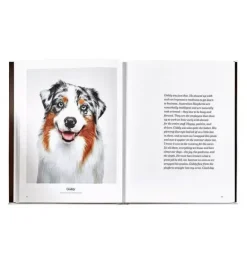 Janie and Jack Books-GOOD DOG LEATHER EDITION ivory