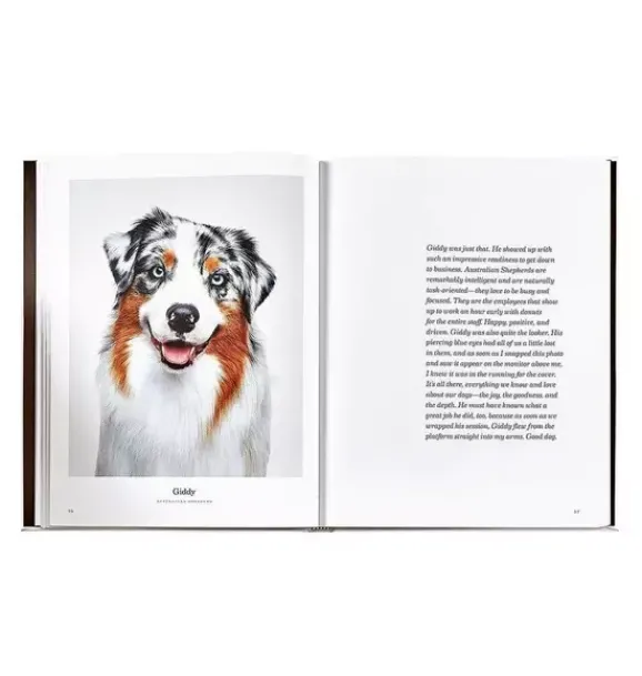 Janie and Jack Books-GOOD DOG LEATHER EDITION ivory
